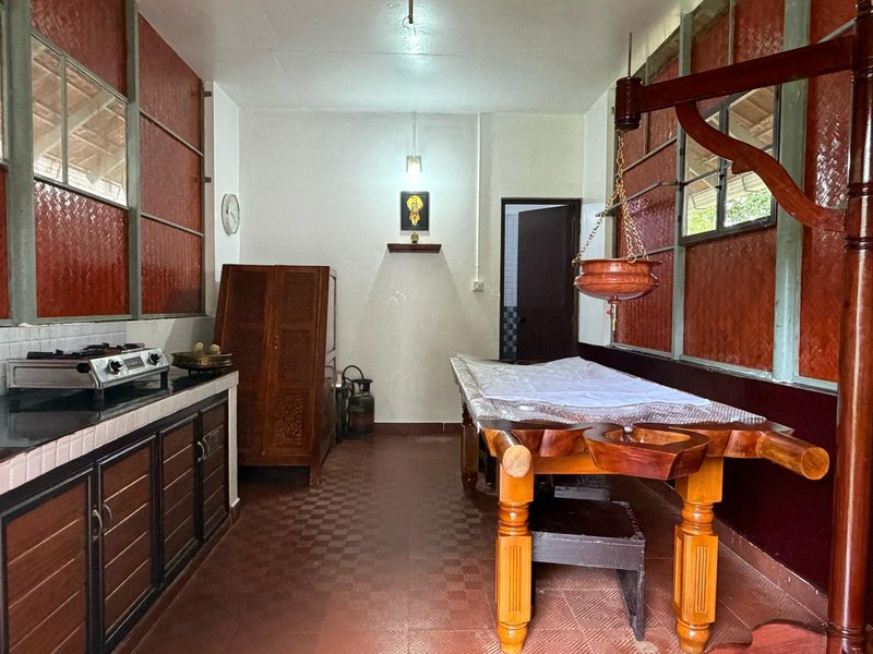 Panchakarma treatment room at Gowrisankara Kerala