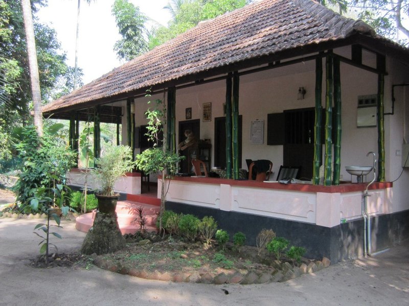 Tropical garden at Gowrisankara House of Ayurveda