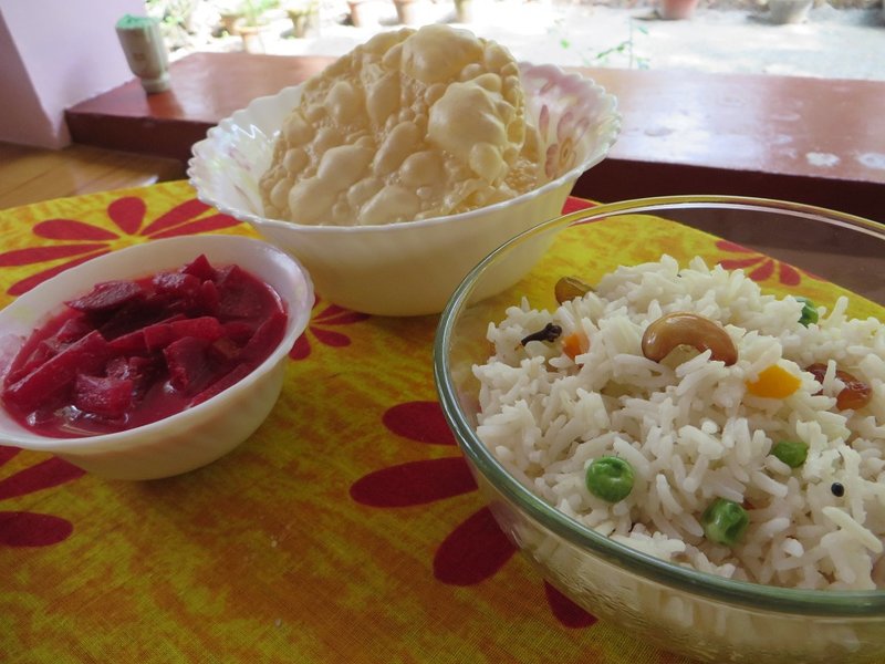 Therapeutic Ayurvedic lunch at Gowrisankara Kerala