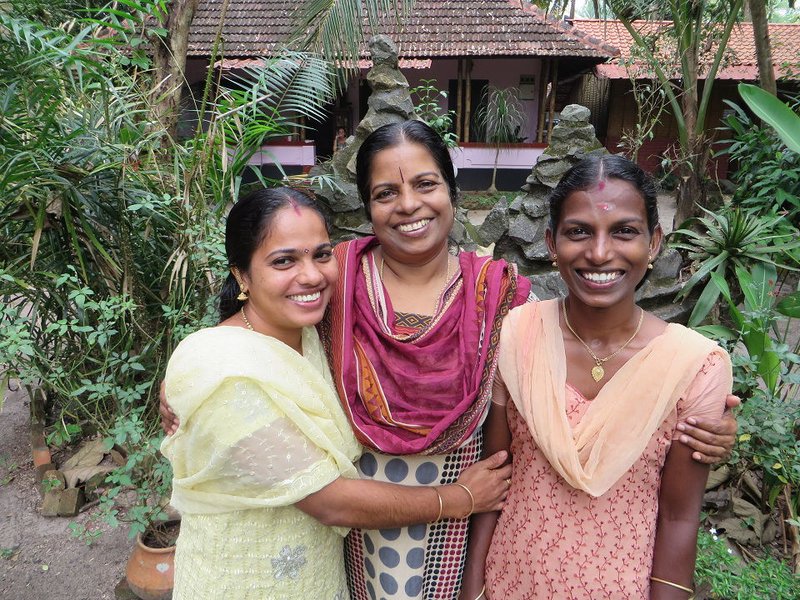 Dr. Mini Joy with her staff at Gowrisankara Kerala